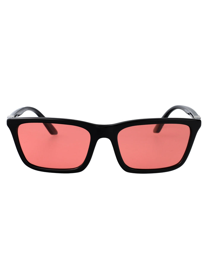Emporio Armani Black Acetate Sunglasses