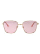 Jimmy Choo Pale Gold Metal Sunglasses