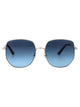 Jimmy Choo Silver Steel Sunglasses