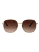 Jimmy Choo Pale Gold Metal Sunglasses