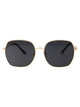 Jimmy Choo Pale Gold Metal Sunglasses