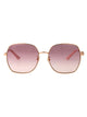 Jimmy Choo Rose Gold Metal Sunglasses