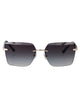 Jimmy Choo Argento Metal Sunglasses