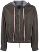 Ziggy Chen Cropped Full Zip Hoodie