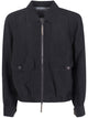 Ziggy Chen Puppytooth Cropped Aviator Jacket