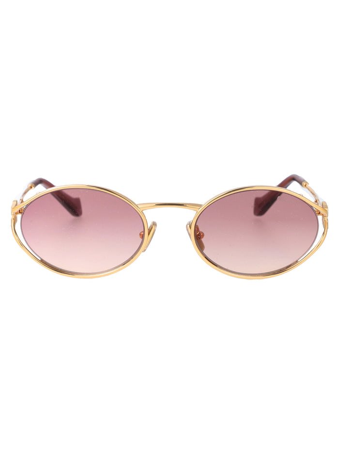 Miu Miu Oro Metal Sunglasses