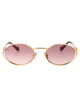 Miu Miu Oro Metal Sunglasses