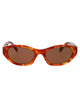 Miu Miu Havana Chiaro Acetate Sunglasses