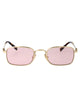 Miu Miu Oro Pallido Metal Sunglasses