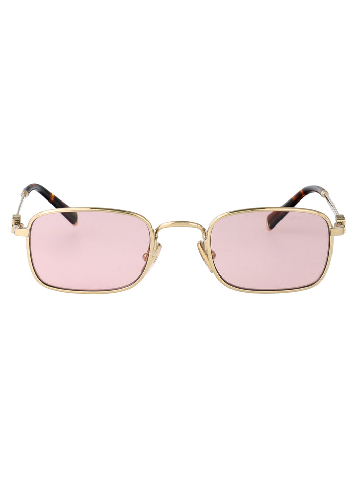 Miu Miu Oro Pallido Metal Sunglasses