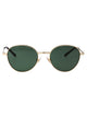 Polo Ralph Lauren Semi-Shiny Pale Gold Metal Sunglasses