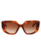 Prada Cognac Tortoise Acetate Sunglasses