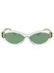 Prada Transparent Mint Acetate Sunglasses