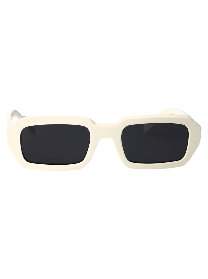 Prada White Acetate Sunglasses