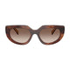 Prada 0Pr D02s Sunglasses - - Acetate - Brown