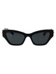 Swarovski Black Acetate Sunglasses