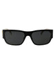 Versace Black Metal Sunglasses