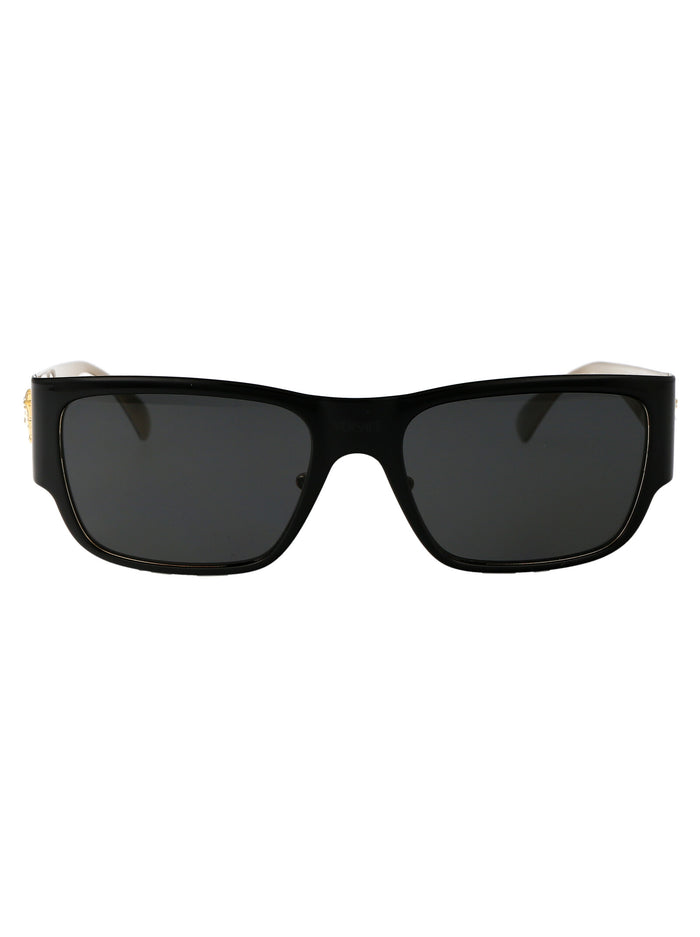 Versace Black Metal Sunglasses