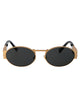 Versace Matte Gold Steel Sunglasses