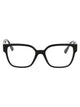 Versace Black Acetate Glasses