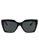 Versace Black Acetate Sunglasses