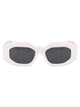 Versace White Nylon Sunglasses