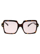 Versace Acetate Havana Sunglasses