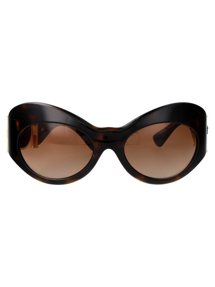 Versace Havana Injected Sunglasses