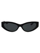 Versace Black Acetate Sunglasses