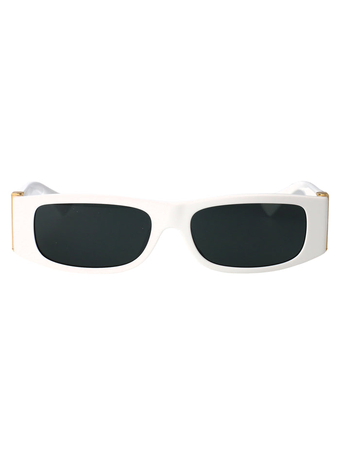 Versace White Acetate Sunglasses