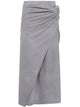Ziggy Chen Asymetric Jersey Skirt