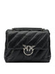 Pinko Black Polyurethane Crossbody Bag
