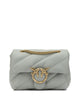 Pinko Grey Leather Crossbody Bag