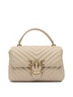 Pinko Beige Sheep Leather Handbags