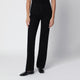 Mother The Kick It Jeans In Black Denim