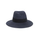 Maison Michel Navy Blue Virginie Hemp Hat