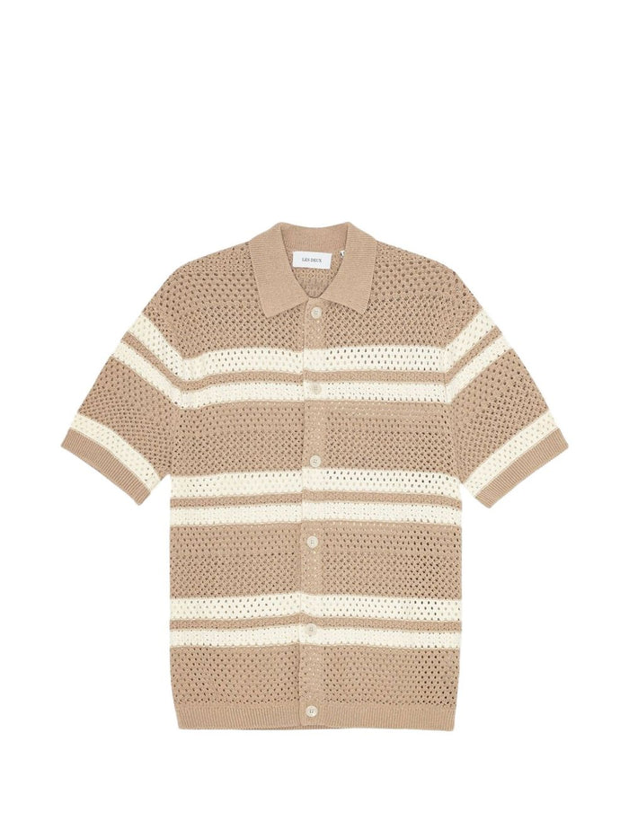 Les Deux Sand Cotton Polyamide T-Shirt