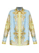 Versace Silk Plaid Shirt