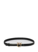 Pinko Love Birds Thin Black Belt
