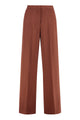 Pinko Pergamino High-Waist Wide-Leg Trousers
