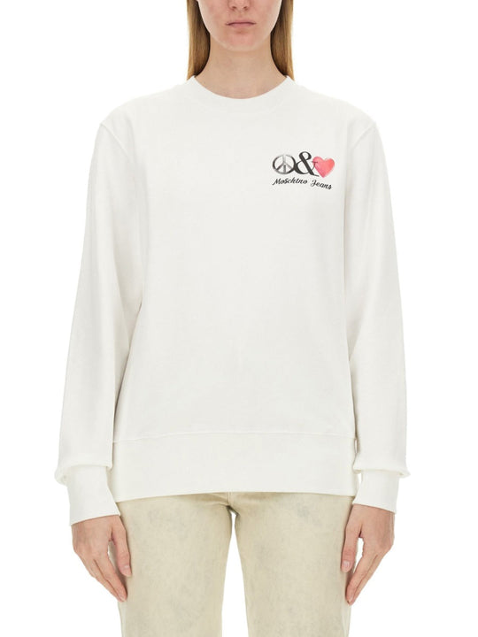 Moschino Jeans Sweatshirt With Logo