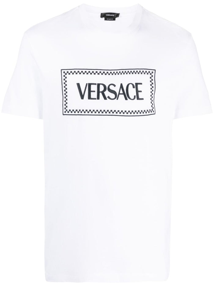 Versace White Cotton T-Shirt