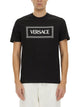 Versace Tshirt With 90S Vintage Embroidered Logo