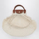 Longchamp Ecru La Pliage Filet Small