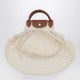 Longchamp Ecru La Pliage Filet Small