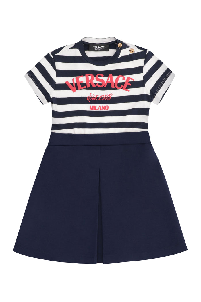 Young Versace Cotton Mini-Dress