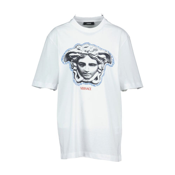 Versace Jersey Greca Medusa Print T-Shirt - - Cotton - White