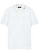 Versace White Polo Shirt With Medusa Embroidery