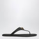 Versace Black Alia Rubber Sandals