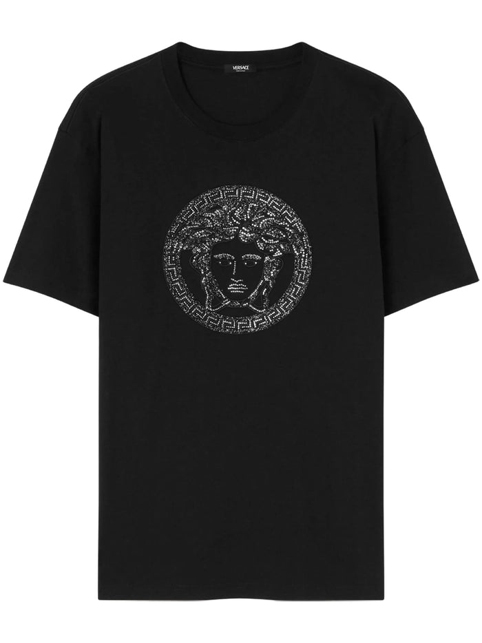 Versace Black Silk T-Shirt